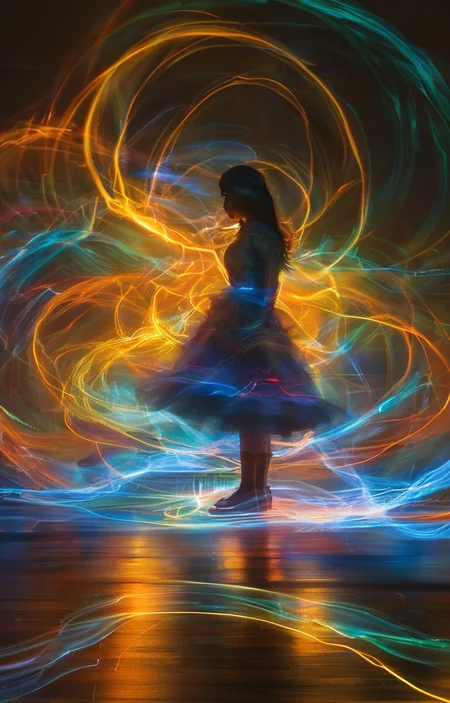 masterpiece,best quality,<lora:tbh247-sdxl:0.9>,illustration,style of Light painting portrait of family