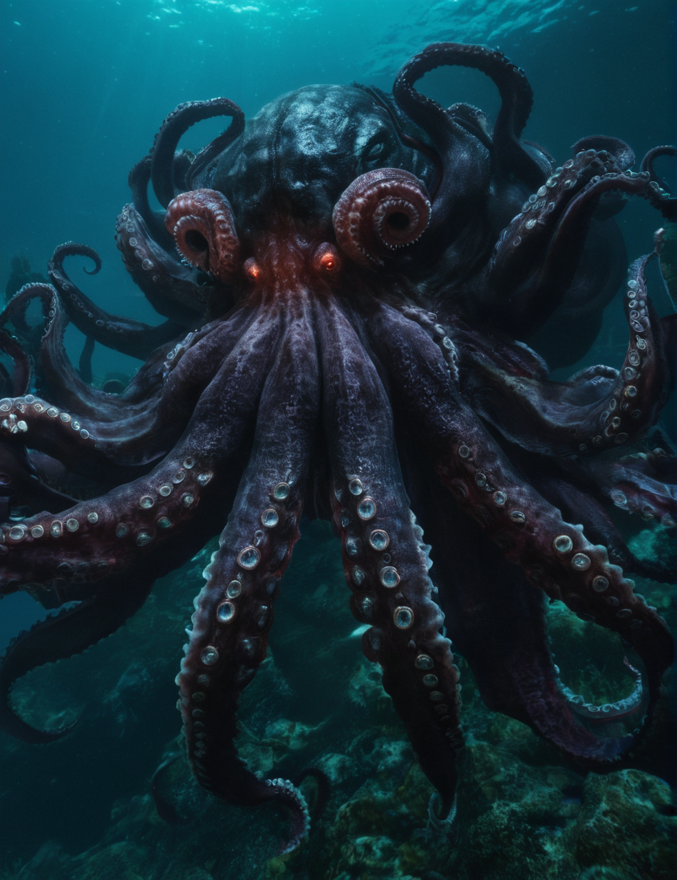 moghxl a demonic octopus,underwater,128K UHD,sharp focus,masterpiece,awardwinning <lora:moghxl:1.1>,realistic,raw photo,octane rennder,full body,epic,official art,full armor,cinematic