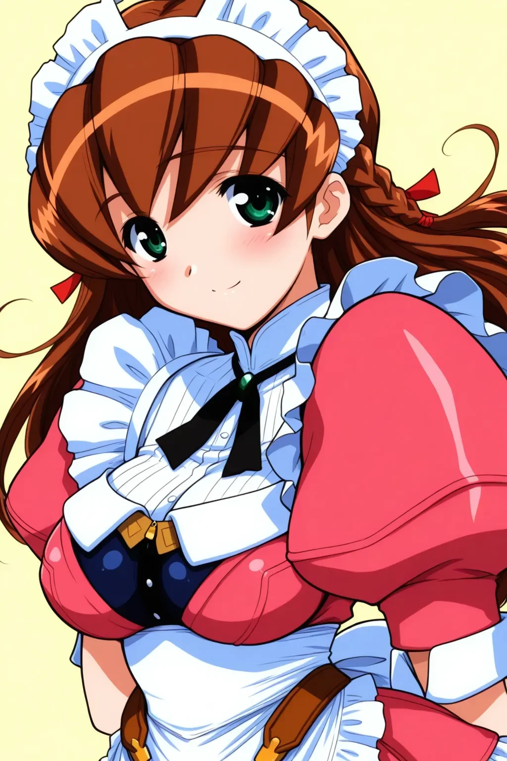<lora:handmaidmay_may_ilxl:1>masterpiece, best quality, handmaidmay_may_ilxlm 1girl, solo, smile
