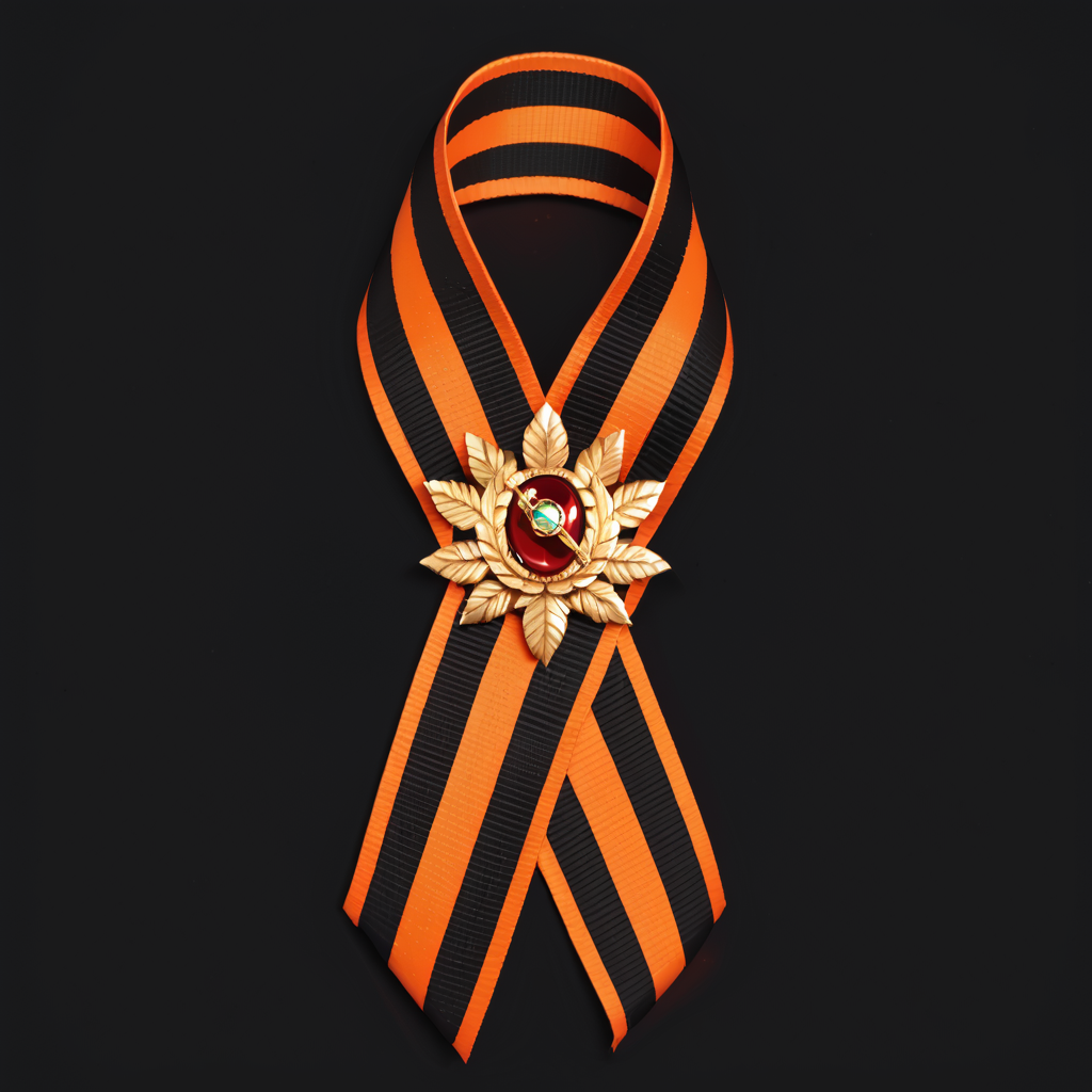 black background, george_ribbon, george brooch, ribbon, <lora:George_ribbon:0.8>