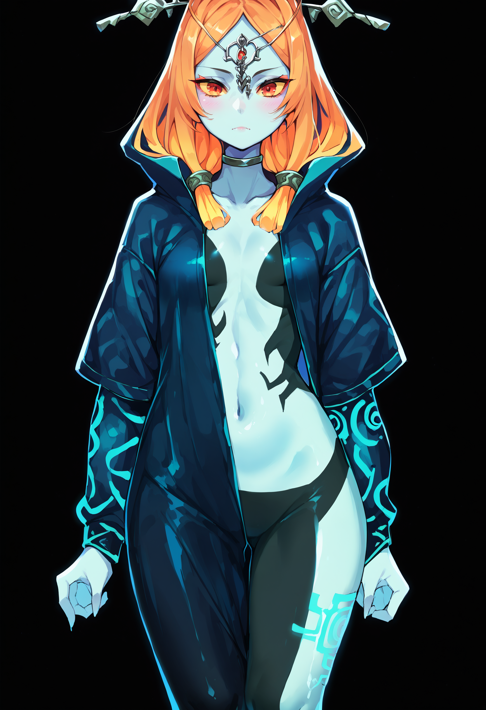score_9, score_8_up, score_7_up, score_6_up, source anime,
ultraviolet, 1girl, solo, black background, glowing skin, backlighting,
Midna
 <lora:ultraviolet_raver_reg_v10:1>