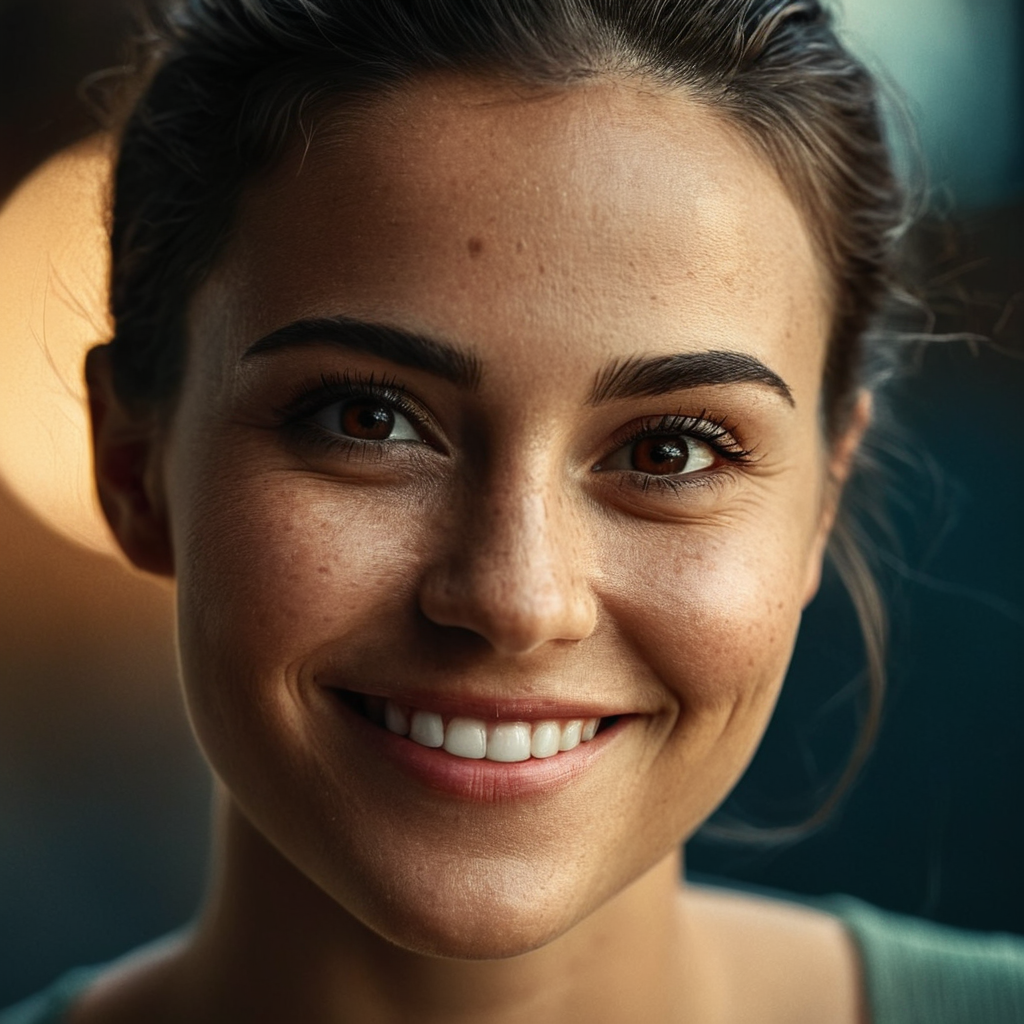 cinematic film still of  <lora:detailed_notrigger:0.3>
<lora:facial expression style v2:0.1>
<lora:perfection style:0.2> perfection style
<lora:TeethXL:0.1>
<lora:detailed:0.1> detailed style
 <lora:skin texture style:0.5> realistic skin texture style
 <lora:skin tone style:0.5> skin tone style
a smiling woman staring at camera realistic cinematic filmic movie still, shallow depth of field, vignette, highly detailed, high budget, bokeh, cinemascope, moody, epic, gorgeous, film grain, grainy