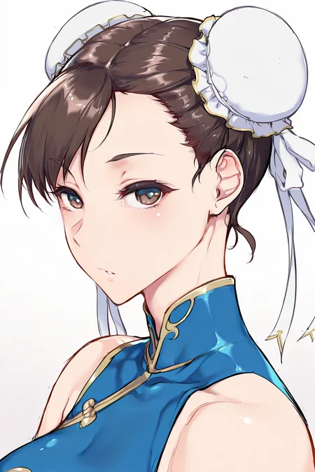 {{amazing quality, best quality, high quality, very aesthetic}}, 1girl, solo, looking at viewer, simple background, chun li
<lora:Iida-Pochi_Style:1>