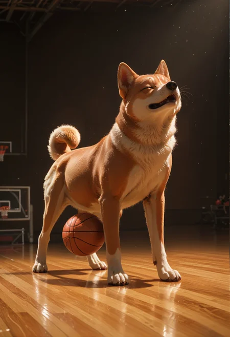 score_9,score_8_up,score_7_up,embedding:zPDXL2, masterpiece,best quality,highly detailed,detailed background, film grain,colorful,Expressiveh,Cinematic Lighting, solo, full body, closed eyes, pokemon \(creature\), no humans, animal, ball, dog, animal focus, basketball, shiba inu<lora:增强\(收藏)\sdxl_lightning_8step_lora.safetensors:1.0:1.0> <lora:增强\(收藏)\Hands XL 4.safetensors:1.0:1.0> <lora:增强\(收藏)\Expressive_H-000001.safetensors:0.6:0.6> <lora:增强\(收藏)\glowneon_xl_v1.safetensors:1.0:1.0> <lora:增强\(收藏)\sinfully_stylish_PONY_0.2.safetensors:0.4:0.4> <lora:Vixon\(收藏)\Vixon's Pony Styles Thermal.safetensors:0.4:0.4>