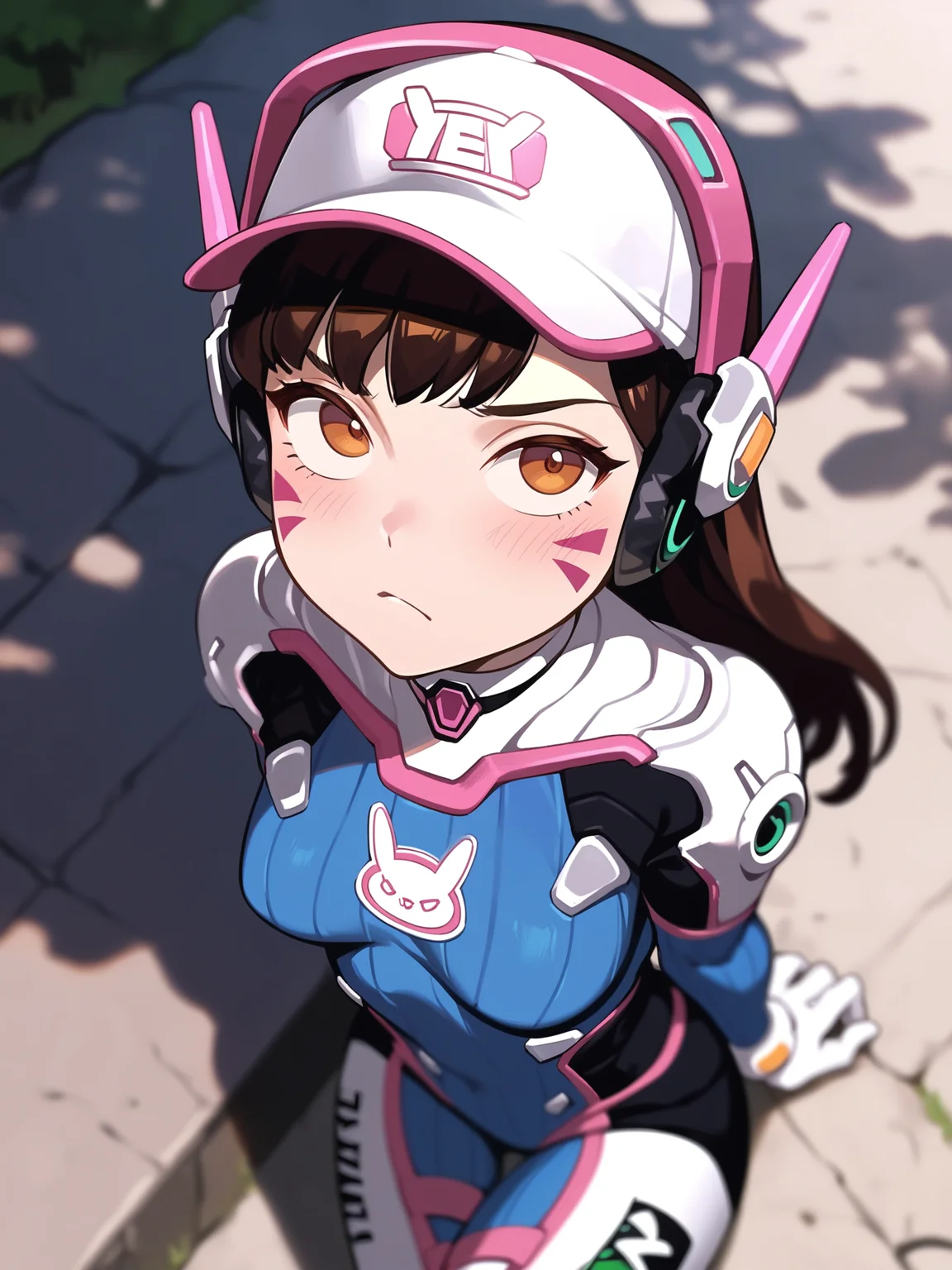 <lora:happy_tentacle-irdva-v0.1-000010:0.9>, ht_irdva, headphones , disgusted, outdoors, day cowboy shot, (petite:1.2), 1girl, solo focus, (looking at viewer:1.1), , (depth of field:0.8), from above, score_9, score_8_up, score_7_up, score_6_up, score_5_up, score_4_up, rating_safe