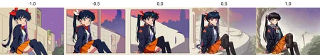 score_9, score_8_up, score_7_up, score_6_up, score_5_up, score_4_up, rating_safe, source_anime, 1girl, solo, long_hair, looking_at_viewer, smile, bangs, skirt, shirt, black_hair, black_thighhighs, long_sleeves, ribbon, twintails, sitting, closed_mouth, purple_eyes, jacket, hair_ribbon, pleated_skirt, outdoors, miniskirt, blunt_bangs, zettai_ryouiki, black_shirt, night, white_ribbon, hair_over_shoulder, retro_artstyle, orange_skirt, orange_jacket<lora:Pony_DetailV1.0:-1.0>