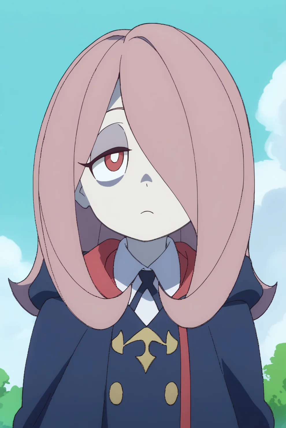 score_8_up, score_7_up, anime screencap, perfection, Sucy Manbavaran, solo, upper body <lora:Little_Witch_Academia-Sucy_Manbavaran-PDXL:0.8>