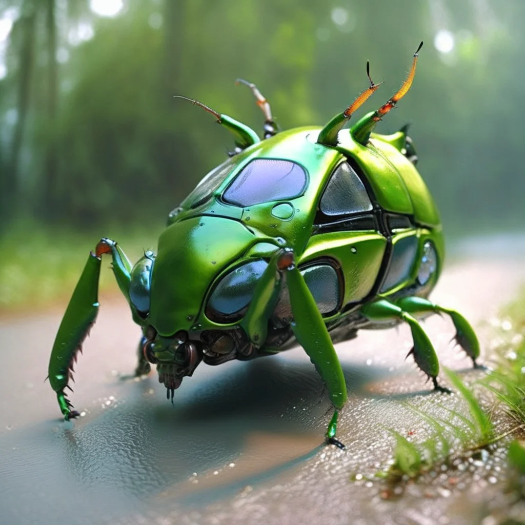 hybridexa insect car photorealistic <lora:hybridexa:0.9>