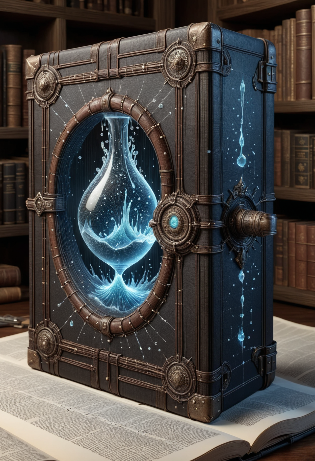 DonMW4v3F0rm5XL grimoires,   leatherbound, essenzia (a potent fictional liquid),     <lora:DonMW4v3F0rm5XL-000008:1>