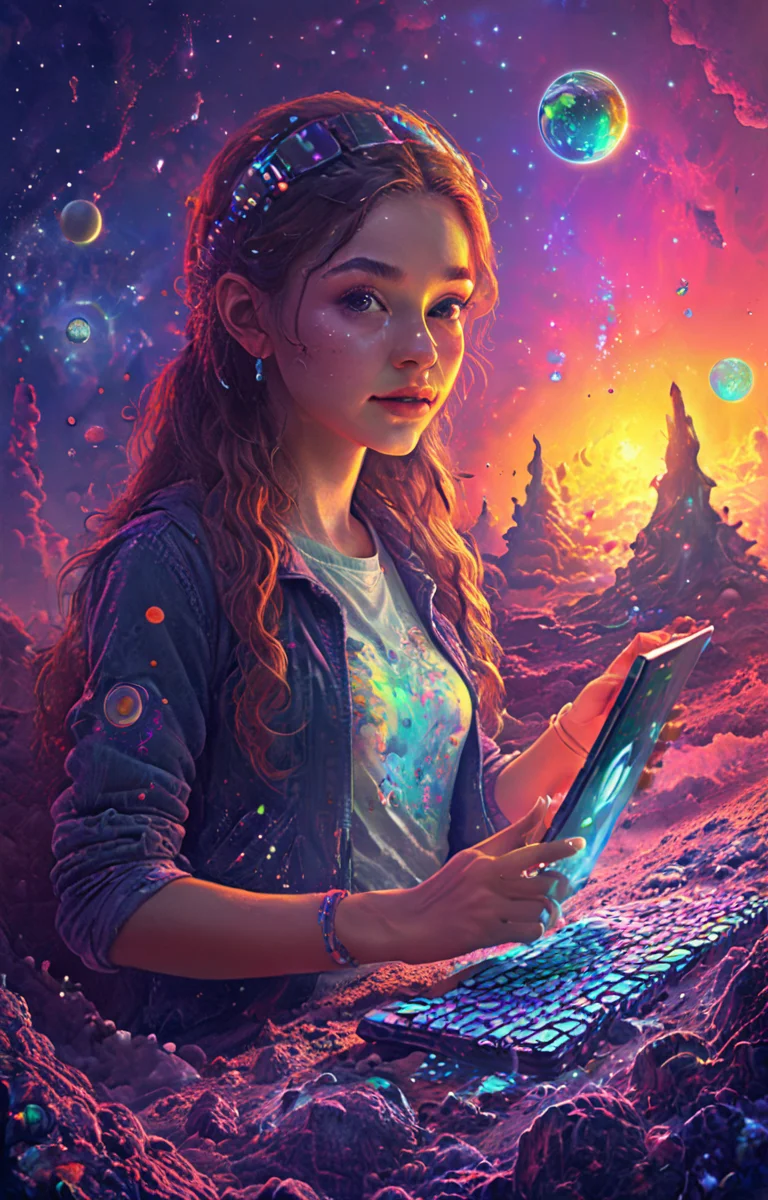 masterpiece,best quality,<lora:tbh8-sdxl:0.9>,illustration, tech genius teenage girl
