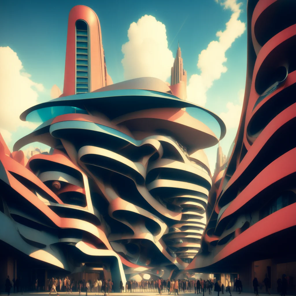 (corridorfuturism style:1) <lora:djzCorridorFuturismV21:0.8>