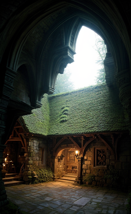 [ white dark cave with Orange illumination : green 417  : 0.3]  <lora:detailer: 0.5>