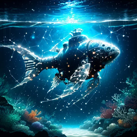 score_9, score_8_up, score_7_up, score_6_up, source_anime, starry_morph, nuclear submarine, underwater