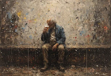 that night I couldn t destroy her
although the springs shot sparks
and they pounded on the walls.
later she sat there in her slip
drinking Old Grandad
and she said
what s a guy like you doing
living in a dump like this?
and I said
I m a poet