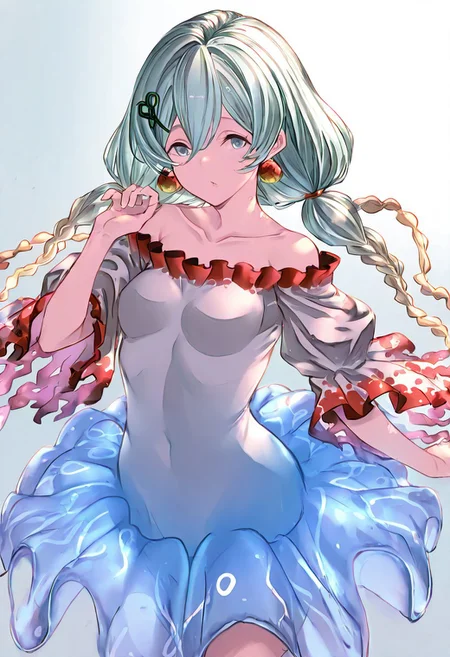 score_9, score_8_up, score_7_up, score_6_up, score_5_up, score_4_up, source_anime, solo, 1girl,
ebisu_eika, cupitan_\(granblue_fantasy\), jellyfish outfit,
masterpiece, best quality, very aesthetic, absurdres,
