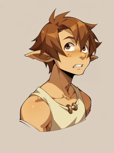 score_9, score_8_up, score_7_up, score_6_up, score_5_up, <lora:wakfuXLP:1> wakfu, 1boy, brown hair, solo