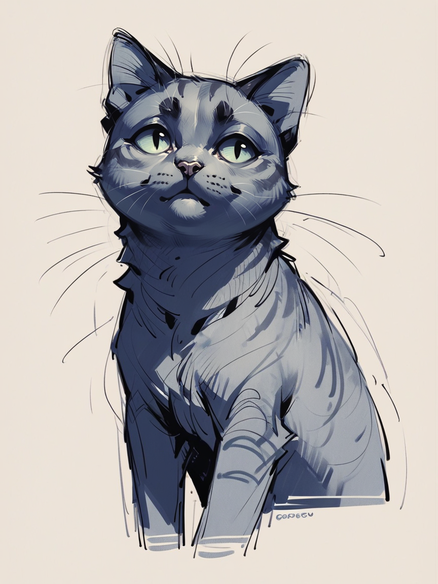 score_9, score_8_up, score_7_up, score_6_up, score_5_up, score_4_up,   <lora:1nksk3tchXLP2:0.7> 1nksk3tch, cat, sketch, <lora:Pony_AnthroV1.0:0.5>