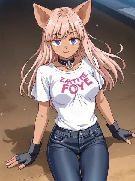 detailed background, shiny skin, rating safe,
<lora:zairose.pony:1>,
zairose,
casual fashion,
white shirts, jeans,
half-closed eyes,