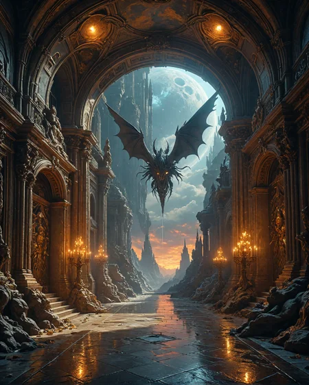 Funayūrei, holographic-lattice hangar with,
blackhole-accretion halos, Gothic silver gargoyles, plasma-conduit transit tubes in, crystal-mesa badlands, Art Deco arches with Cambrian organic forms style, dark-energy pulse shockwaves,
<lora:tbh124-sdxl:0.15> style of Jean-Antoine Watteau,
<lora:tbh129-sdxl:0.15> style of Michael Cheval,
<lora:Sinozick:0.15>,
<lora:add-detail-xl:0.7>,
<lora:aidmaMJ6.1_v0.5_2:0.3> aidmamj6.1,
<lora:Flux-XL_Scenery:0.15> flux-scenery,
<lora:Flux-style-xl-lora:0.15> flux-style,
8K resolution, ultra-detailed cinematic composition, contemporary concept art style, volumetric magical atmosphere with ethereal glow, rich complementary color palette, vivid gradients and chiaroscuro contrast, dynamic perspective with layered depth of field, inspiring awe-inspiring mood, Unreal Engine 5 render quality, intricate textures, flawless anatomy, rule of thirds composition, luminous highlights, surreal ambiance, award-winning illustration, harmonious balance of light and shadow, photorealistic details, ArtStation trending, chromatic accents, nostalgic futurism, dreamlike serenity, bold creativity, professional finish, sharp focus, ambient background, fascinating dynamic motion,, Baroque art style, dynamic composition, dramatic lighting, rich colors, intricate details, professional-grade execution, captures the grandeur and theatricality of the Baroque period