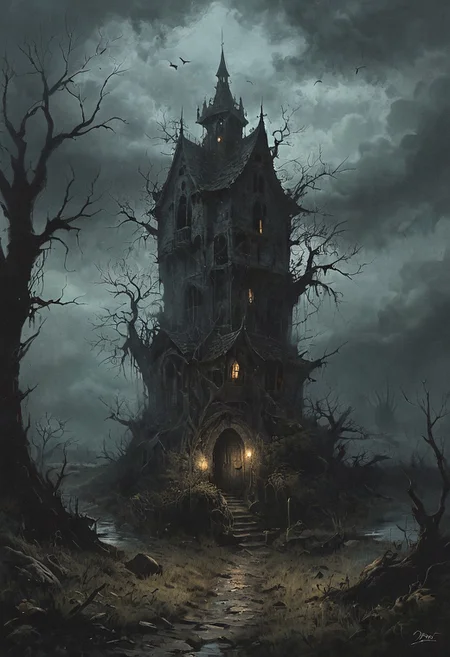 ecks dee, detailed, high resolution, eerie, atmospheric,