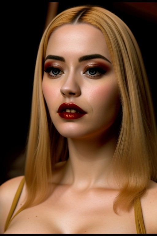 (japanese:1.95), vampire girl, 23 years old, (beautiful:1.75), (very pale skin:1.35), (gothic makeup:0.99), (Red Lipstick:1),  (anime:0.35), (oval face:0.25), (attractive), (elegant1.5), (night), (front view:1.25), (medium shot), (elegant), 10 minutes before the world will end, hyper-realistic, ultra-detailed, insanely detailed, 4k, realistic 8k, shot on portra 400, (back light), (anime:0.05), (style of Leonardo da Vinci:1.0), (masterpiece), (style of Sandro Botticelli:1), (style of Gil Elvgren:1)