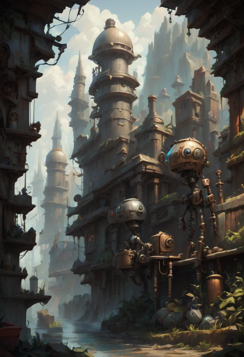 score_9, score_8_up, score_7_up,
a steampunk automaton,cyborg,
detailed background,scenery,
<lora:Steampunk_Pony:1>
<lora:Realistic000003_1_2.5DAnime_0.05_Merge1:0.8>