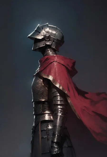score_9, score_8_up, score_7_up, male, dark knight, side view, bulky, heavy, visor helmet, medieval, dark theme, armor, golden sword, golden trim, red cape <lora:pony/concept_art_ultimatum_style:0.8> <lora:sdxl/sinfully_stylish_sdxl>