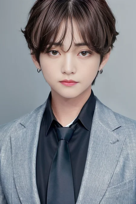 (best quality), (masterpiece), (high resolution), (intricate details), (photorealistic), (cinematic light) <lora:kboys:0.8>
solo, necktie, earrings, jewelry, shirt, black background, short hair, blonde hair, looking at viewer, collared shirt, white shirt, realistic, blue necktie, simple background, upper body, red lips, closed mouth
short hair, parted lips, shirt, white shirt, black hair, realistic, upper body, jacket, portrait, lips, looking away, brown hair, black eyes
male focus, looking at viewer, mole, formal, simple background, lips, suit, black eyes, freckles, grey background, portrait, short hair
looking at viewer, lips, short sleeves, short hair, black eyes, closed mouth, black hair, hand on own head, upper body, bangs