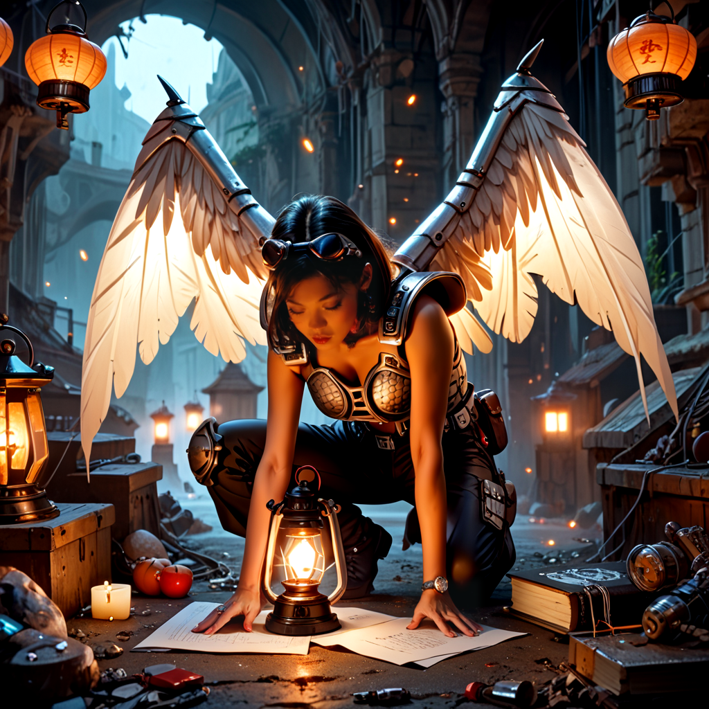 score_9, score_8_up, score_7_up, score_6_up, (score_5_up:1.29), solo, 1girl,full body, Vypra evil sexy winged female lady, ((winged)) hair, realistic, dynamic pose, art mystery r/fiction, natural colours)), flashlight lights, highly detailed and (resembling female young university+lantern like unknown-lantern)) 4 Andrews or mischievous, (scientist:1.21), oil canvas, by wlop, tian zi <lora:VYPRAPONY:0.95><lora:Fant5yP0ny:0.5><lora:add-detail-xl:0.65><lora:MJ52_v2.0:0.7><lora:Mechanism-pdxl-1:0.75>