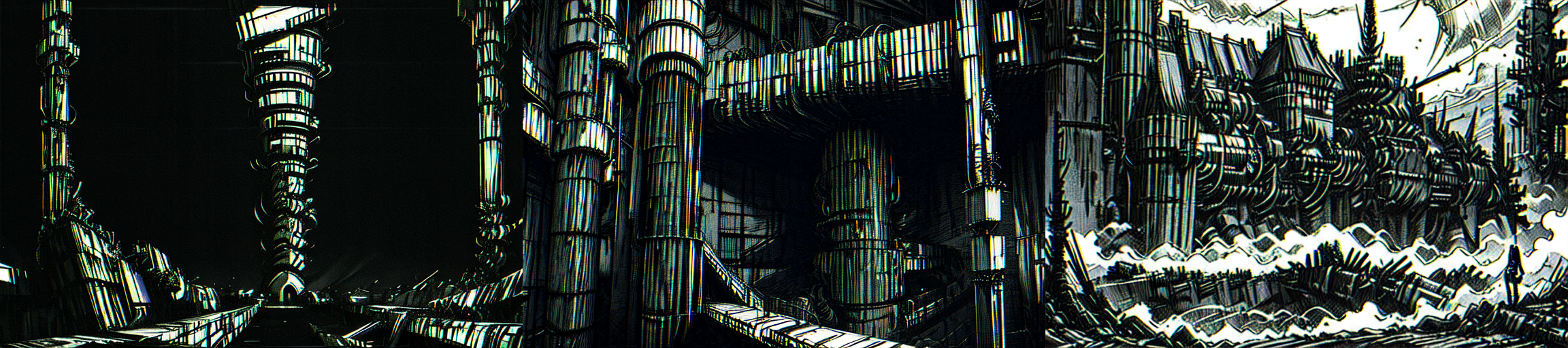 highly insanely detailed, masterpiece, top quality, best quality, highres, 4k, 8k, RAW photo, (very aesthetic, beautiful and aesthetic), 
__lazy-wildcards/subject/env-bg/nihei_tsutomu-blame-env/prompts__, 
<lora:ABARA:0.7>, 
(1girl:1.3), 
solo focus, 
__lazy-wildcards/dataset/background__,âââ