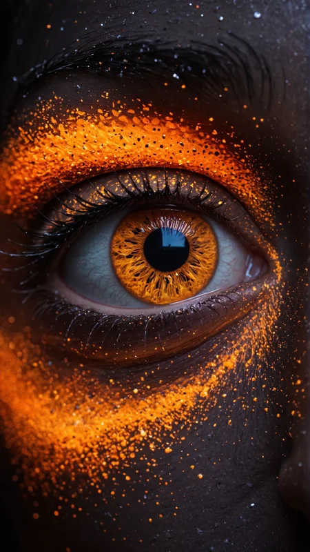 zavy-flrscnc, fluorescent, glowing dust, fluorescent dust, fluorescent spraypaint, fluorescent grain, fluorescent make-up, glowing eyes, dust, cinematic film still of a beautiful macro eye close-up, bright eye, photorealistic, 100mm f/2.8 macro lens,
glow, glowing
(masterpiece, award winning artwork)
many details, extreme detailed, full of details,
<lora:zavy-flrscnc-sdxl:0.65> zavy-flrscnc, fluorescent, fluorescent dust, fluorescent spraypaint, glowing dust