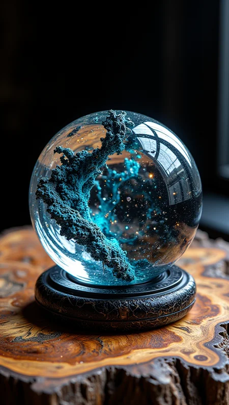 masterpiece, 4k, 8k, bokeh, a carbon fiber shape with a glass case merging together, it is a special object found in a secret dark shop, dropped on a crafted burned wood table.
detailmaximizer, Midjourney_Whisper, opalescence <lora:[Flux1]_flux_vividizer:0.3> <lora:[Flux1]_scenery_lora_comfy_converted:0.2> <lora:[Flux1]_Opal_Fantasy_Flux:0.5> <lora:[Flux1]_aidmaPsychadelicChaosWorld-FLUX-v0.1:0.3> <lora:[Flux1]_aidmaImageUpgrader-FLUX-V0.1:0.1> <lora:[Flux1]_midjourney_whisper_flux_lora_v01:0.1>
