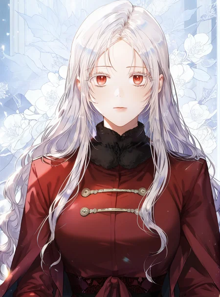 better skin,(score_9_up:1.2),(score_8_up:1.2),(score_7_up:1.2),expressiveh, ,1girl,Masterpiece,(perfect female body:1.2),(detailed hair), detailed background,thick thighs, big breasts,wide hips, small waist, detailed skin, looking at viewer, big breasts, (4k),(incredibly detailed:1.4), perfect anatomy, correct sense of scale, side lighting, feminine body, shiny skin, high layer, high layer long, slim, constricted waist, nice body, lips, Sexy mouth, neatly drawn nose, beautiful fingers, beautiful white skin, Beautiful clear skin <lora:Fiona_Green_-_Author_of_My_Own_Destiny_-_PONY-Kaleid:1> fiona green, 1girl, silver hair, long hair, red eyes, bangs, white eyeslashes, boots, dress, red dress, long sleeves, coat, looking at viewer, big breasts, facing viewer