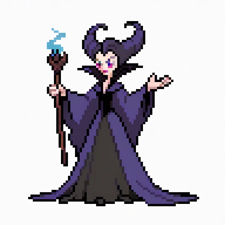 maleficent, evil fairy,
 <lora:pk_trainer_xl_v1-1:0.8>
 simple background
