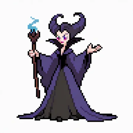 maleficent, evil fairy,
 <lora:pk_trainer_xl_v1-1:0.8>
 simple background