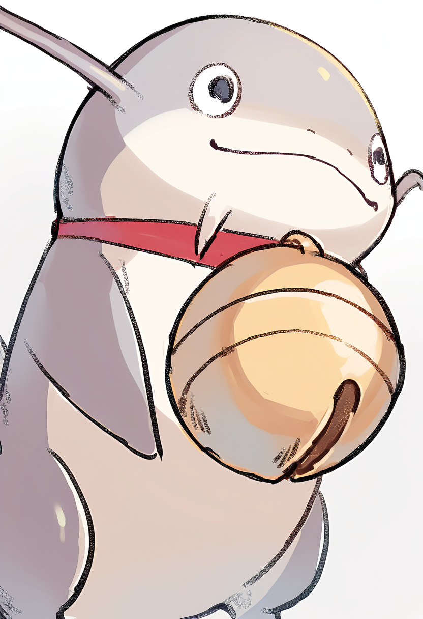 artist:, <lora:namazuIL4:1>1other,no humans,namazu,collar,bell, masterpiece, best quality, good quality, newest, very awa, absurdres, highres,  <lora:spo_sdxl_10ep_4k-data_lora_webui:0.7>,
