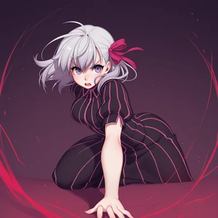 <lora:DarkfireStyle15:1.25>
1girl, solo, from below
Sakura Matou, Fate/stay night ,
action pose,