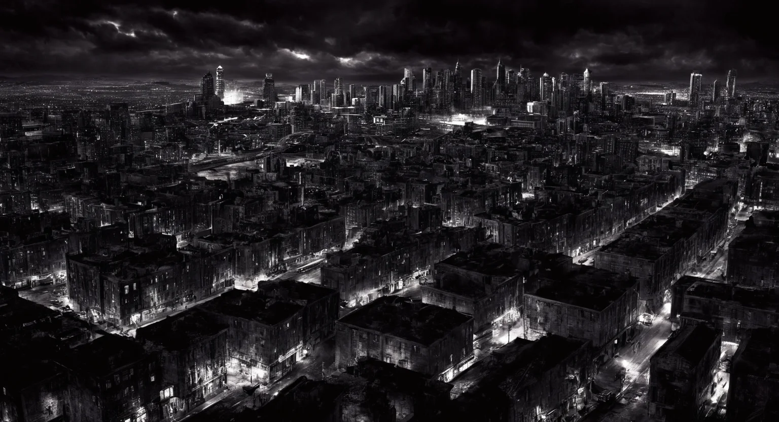 Dark Fantasy Art of <lora:sin city style v2:1>
Dark Fantasy Art of a black and white photo of a city at night sin city style, dark, moody, dark fantasy style, dark, moody, dark fantasy style