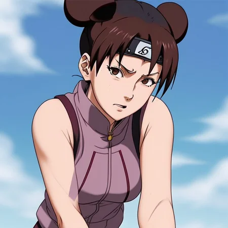 tenten_wrise, short hair, beautiful face