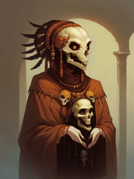 score_9, score_8_up, score_7_up, score_6_up, score_5_up, <lora:br0mXLP:1> br0m, 1girl, skull mask,