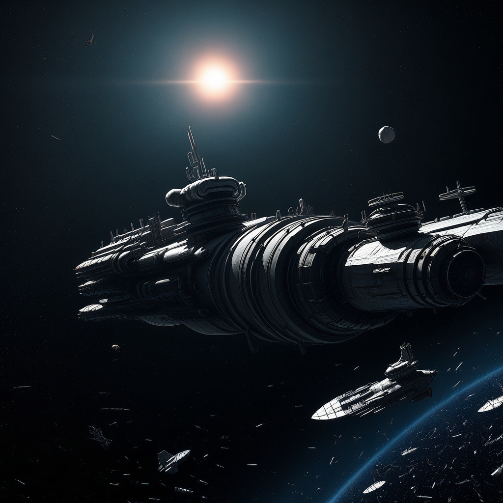 science fiction, signature, planet, glass, spacecraft, space, scenery, spcdeb, ship, military
