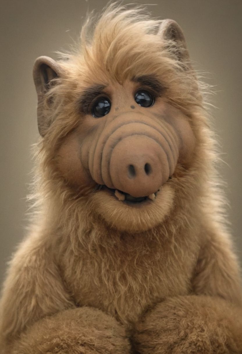 amazing quality, masterpiece, best quality, hyper detailed, ultra detailed, UHD, perfect anatomy, portrait, dof, hyper-realism, majestic, awesome, inspiring, - a fluffy cute (Xalfx:1.0) ,  cinematic composition, soft shadows, national geographic style,