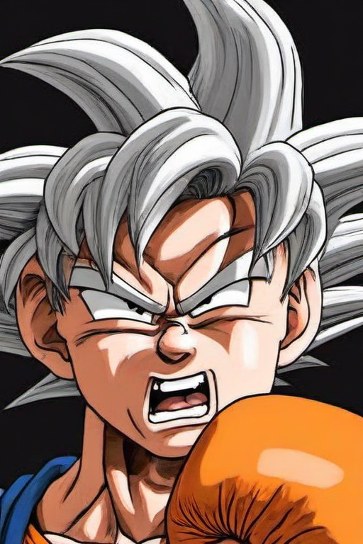 <lora:PE_FacePunch:0.8> PEFacePunch,boxing gloves on face,
son goku dragonball z,anime,manga,illustration