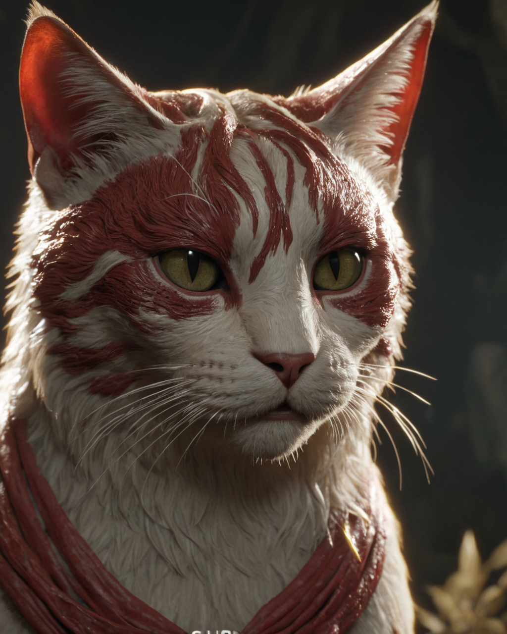 <lora:scrletroxl:0.8>,scrletroxl,cat,animal,epic,cinematic,masterpiece,128k uhd,sharp focus,trending,goddess of rot