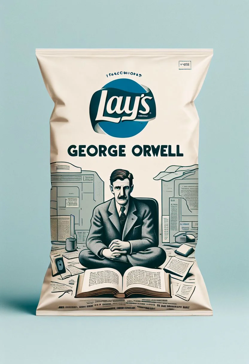 Text Reads "George Orwell",