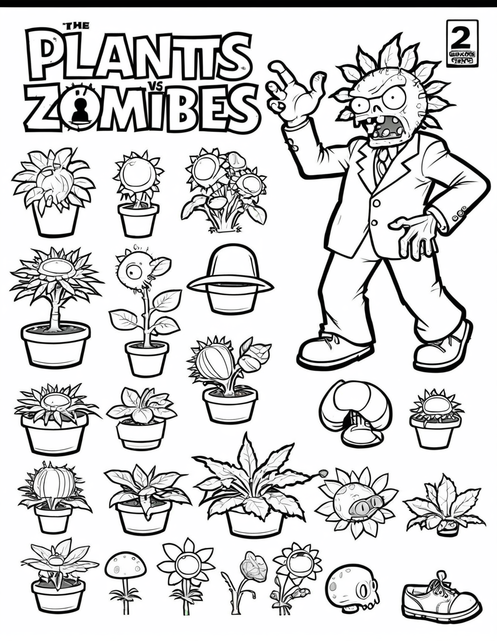 <lora:ikea_instructions_xl_v1_5:0.55>, Plants vs Zombies,