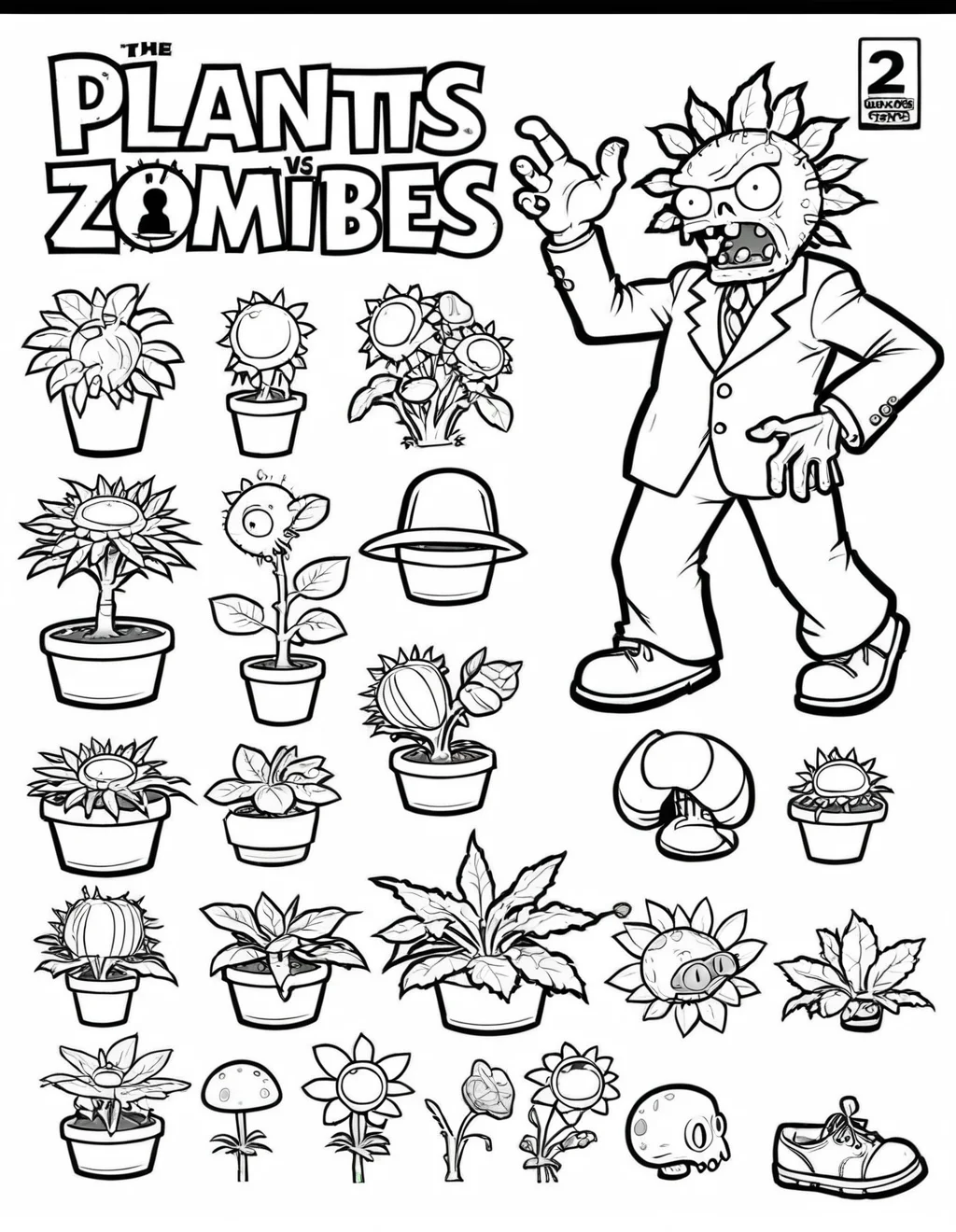 <lora:ikea_instructions_xl_v1_5:0.55>, Plants vs Zombies,