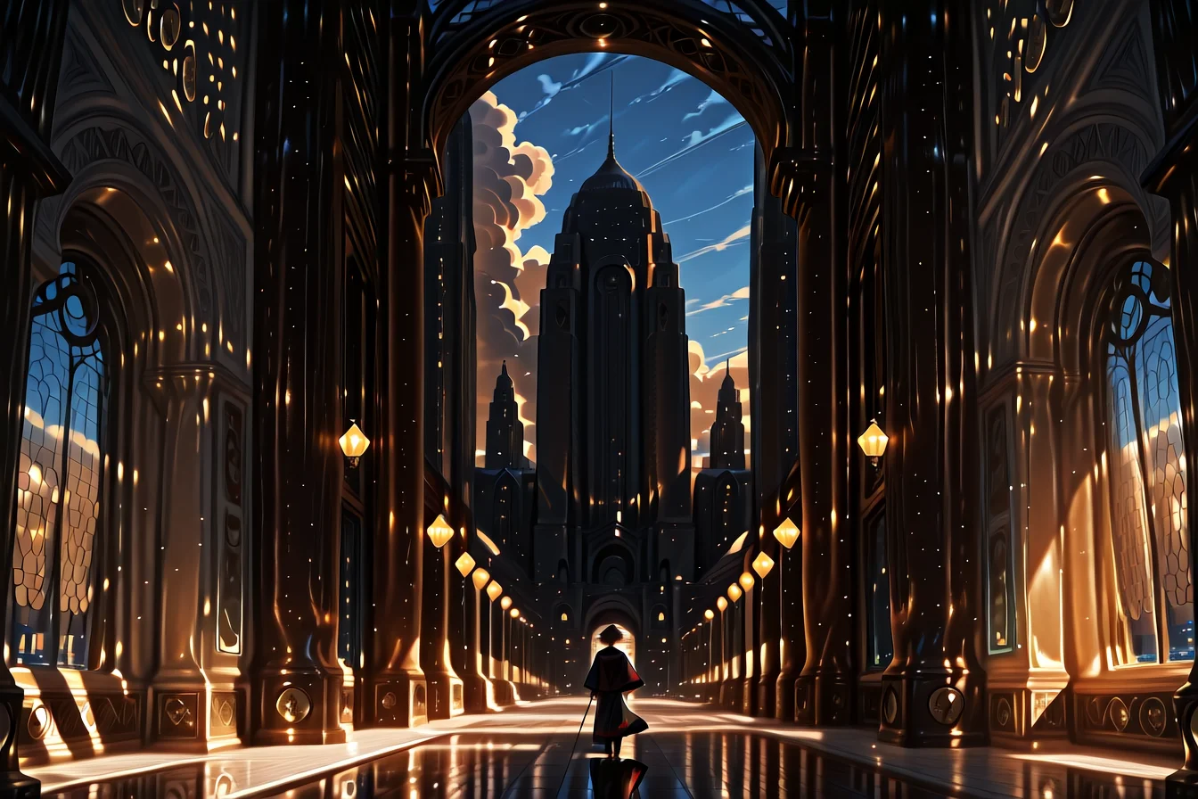 <lora:Art_Deco_(Architecture)_(Illustrious)_(AD):1> Art Deco, building, city, <lora:3dSliderPony_v10:1> <lora:NOOB_vp1_detailer_by_volnovik_v1:1> <lora:NTR_MIX_4.0_LORA:1>
Art Deco, scenery, architecture, monumental architecture, building, city, cityscape, 8K, In'ei, chiaroscuro, rim lighting, perfect depth of field shot, beautiful, subsurface scattering, idealized city, wide beautiful boulevards, busy city center, parks and manicured lawn areas, large parks, plazas, detailed fluffy anime clouds, skyscrapers, made out of limestone, art deco windows, photographic realism, soft lighting, soft shading, art by Thomas Kinkade,
BREAK zPDXL, Smooth Quality,