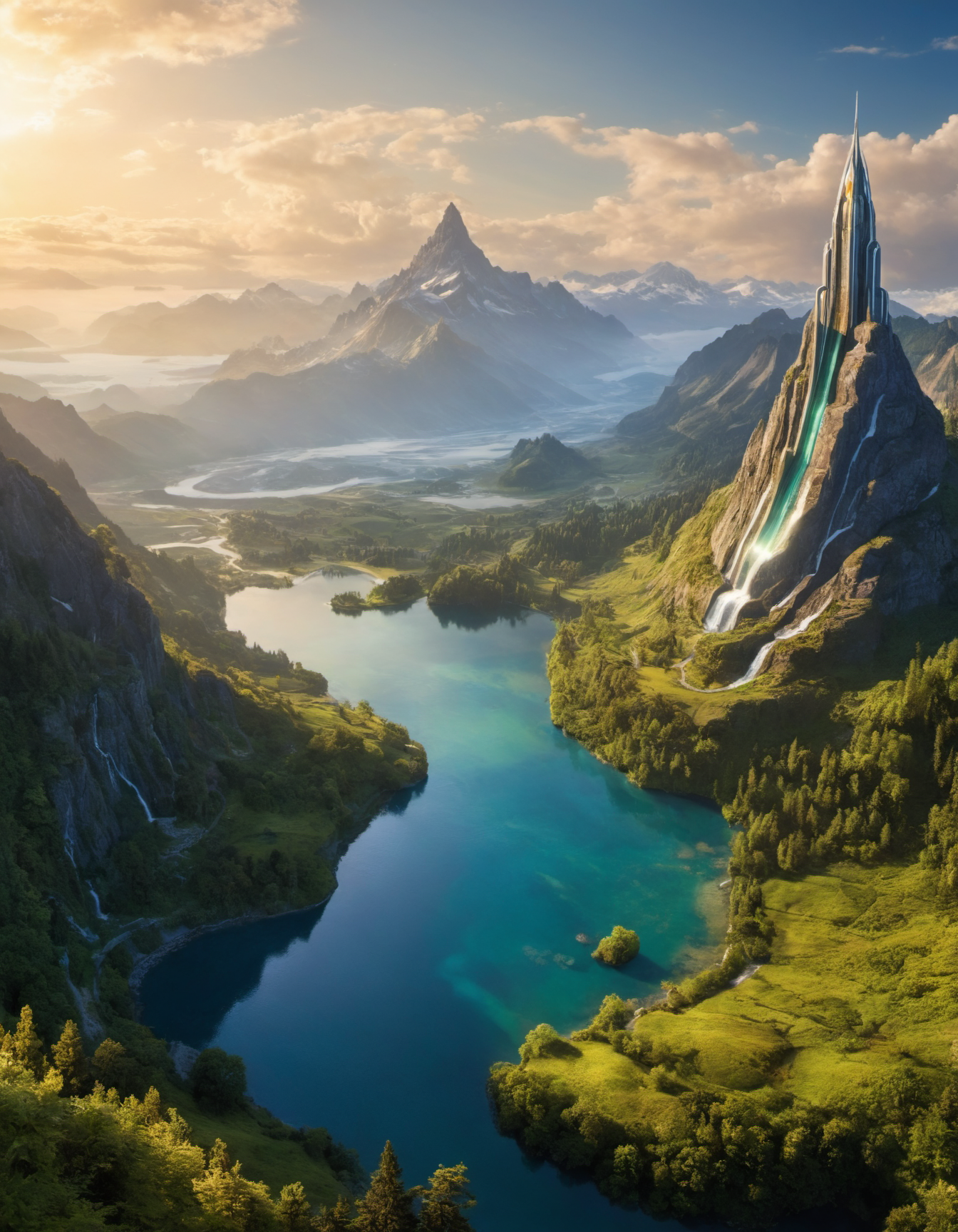 by Al Williamson,  (panoramic , artstyle-art deco but extremely beautiful:1.4), (intricate details, masterpiece, best quality:1.4)
Terragen, beautiful massive landscape, epic scenery, Terragen, , looking at viewer
<lora:add-detail-xl:1> <lora:xl_more_art-full_v1:0.5>  <lora:looking_at_viewer:2>