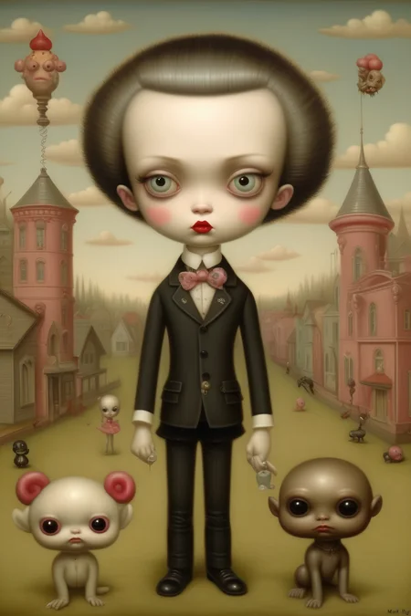 <lora:Mark Ryden Style:1>Mark Ryden Style - Image in the style of Mark Ryden